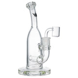 (RIG) 8.5" KRAVE THICK BASE WITH BANGER - CLEAR BLACK