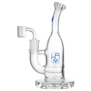 (RIG) 8.5" KRAVE THICK BASE WITH BANGER - CLEAR BLUE