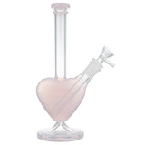 (WATER PIPE) 10" LOVE HEART - JADE PINK