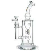 (WATER PIPE) 10" KRAVE INCYCLER - CLEAR GOLD