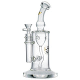 (WATER PIPE) 10" KRAVE INCYCLER - CLEAR GOLD