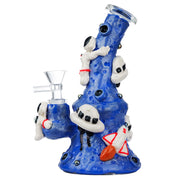 (WATER PIPE) 6.5" MOON ASTRONAUT - BLUE