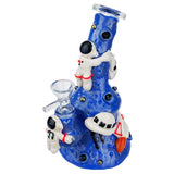 (WATER PIPE) 6.5" MOON ASTRONAUT - BLUE