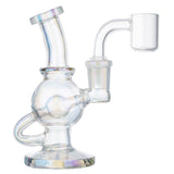 (RIG) 5" MINI RECYCLER - CLEAR PURPLE