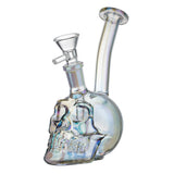 (RIG) 5.5 INCH SKULL - RAINBOW CLEAR