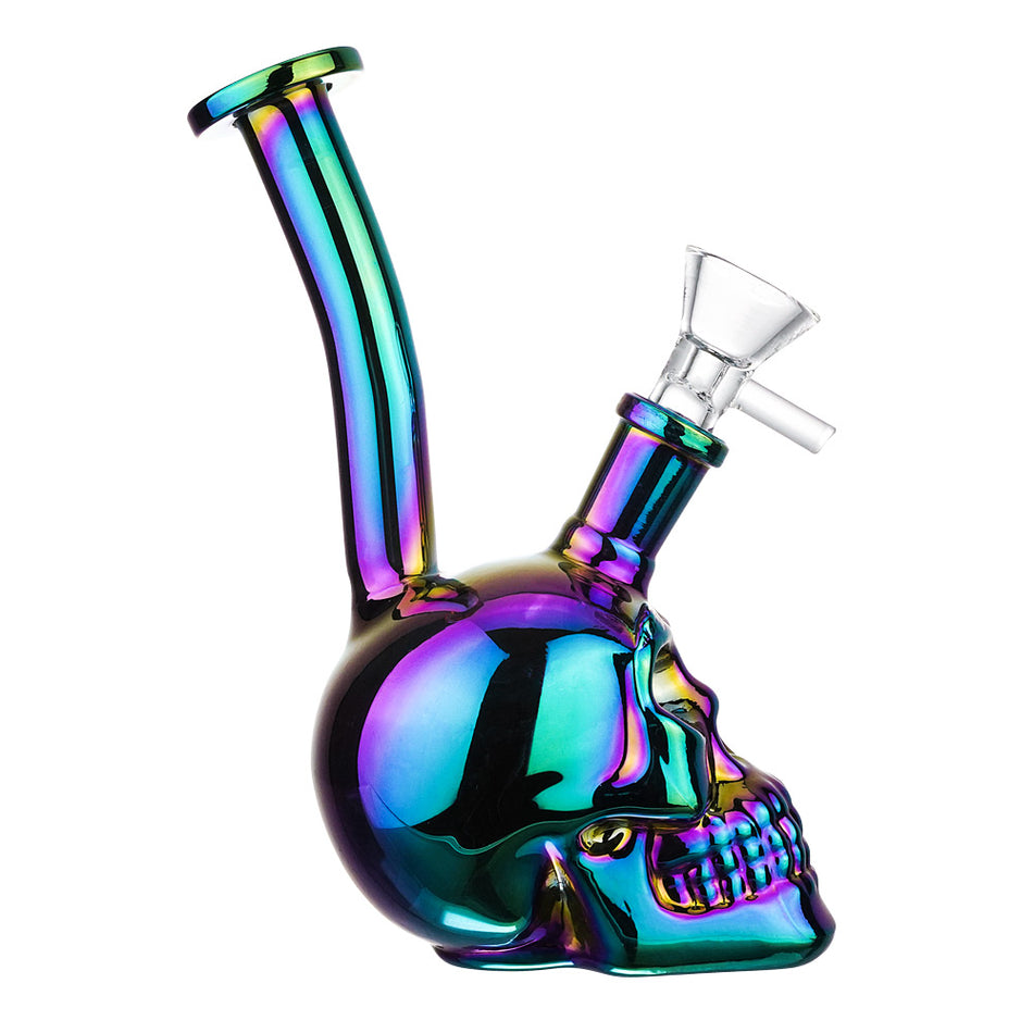 (RIG) 5.5 INCH SKULL - RAINBOW BLUE