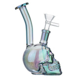 (RIG) 5.5 INCH SKULL - RAINBOW GREEN