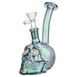 (RIG) 5.5 INCH SKULL - RAINBOW GREEN