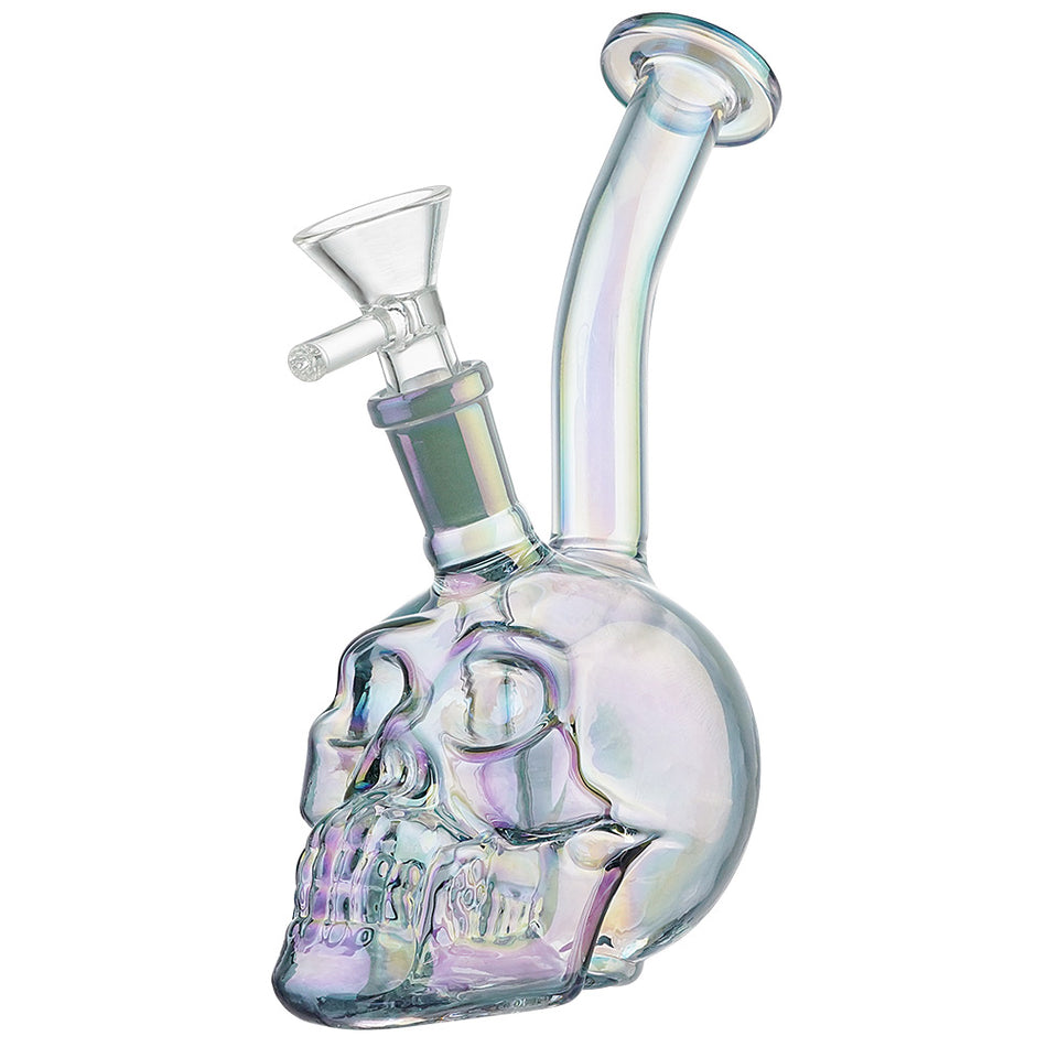 (RIG) 5.5 INCH SKULL - CLEAR PURPLE