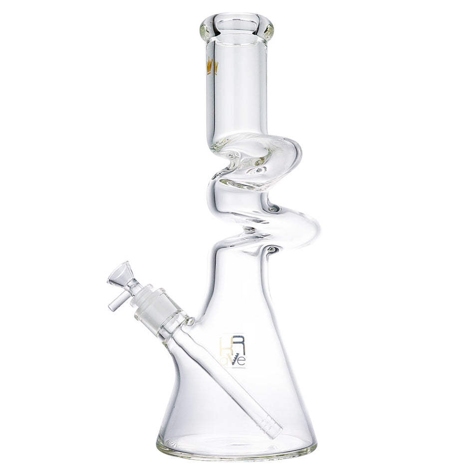 (WATER PIPE) 13.5" KRAVE ZONG - GOLDEN