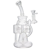 (RECYCLER) 10" DOUBLE TRUBINE DOUBLE DRUM - CLEAR