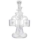 (RECYCLER) 10" DOUBLE TRUBINE DOUBLE DRUM - CLEAR