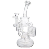 (RECYCLER) 10" DOUBLE TRUBINE DOUBLE DRUM - CLEAR