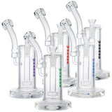 (WATER PIPE) 9.6" KRAVE HONEYCOMB - CLEAR PURPLE