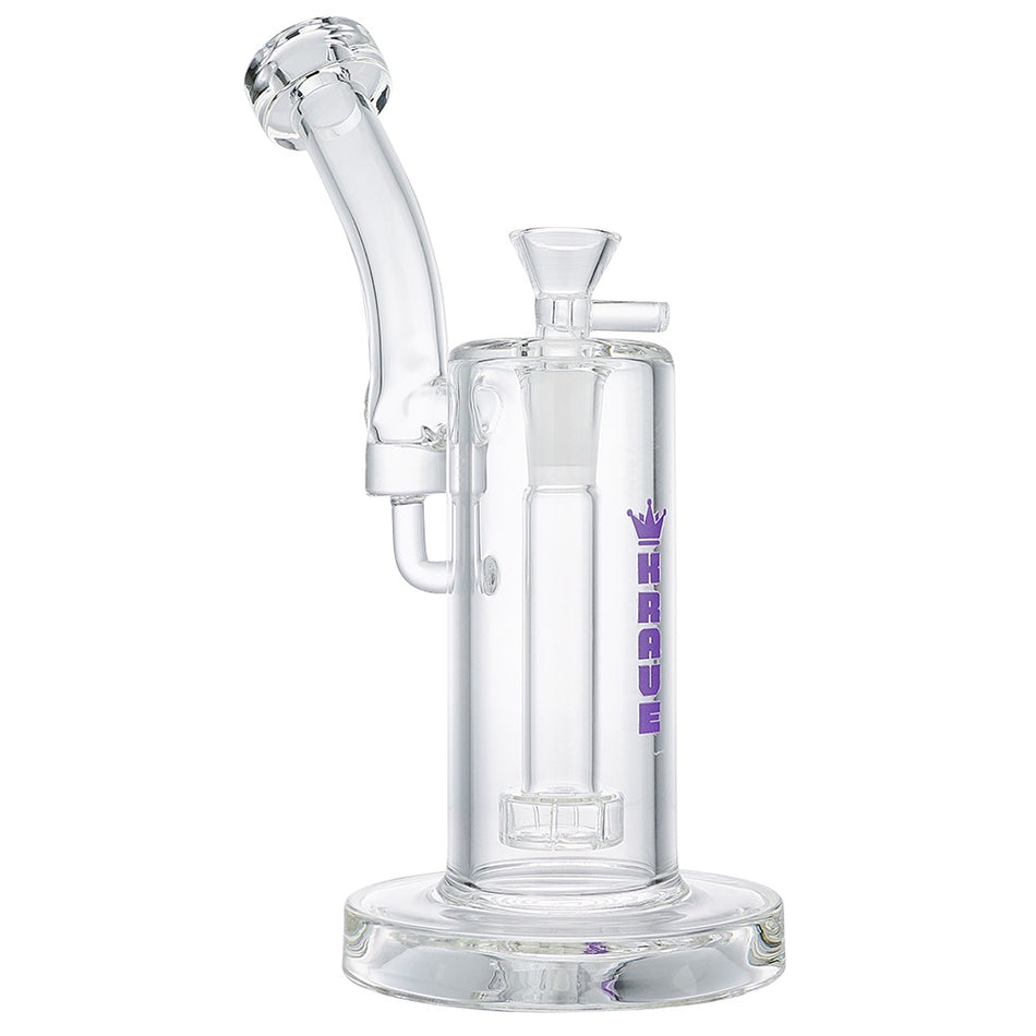 (WATER PIPE) 9.6" KRAVE HONEYCOMB - CLEAR PURPLE