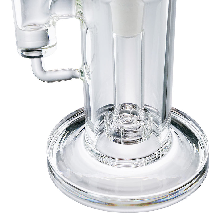 (WATER PIPE) 9.6" HIGH END "AXIS" - CLEAR