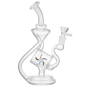 (RECYCLER) 10" COLOR TURBINE ON DRUM PERC - CLEAR