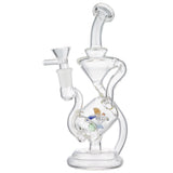 (RECYCLER) 10" COLOR TURBINE ON DRUM PERC - CLEAR