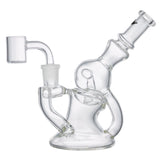 (RECYCLER) 5.5" KRAVE CLEAR SERIES - BLACK