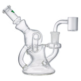 (RECYCLER) 5.5" KRAVE CLEAR SERIES - GREEN