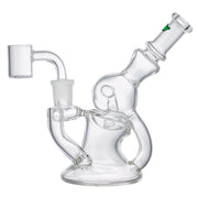 (RECYCLER) 5.5" KRAVE CLEAR SERIES - GREEN