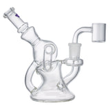 (RECYCLER) 5.5" KRAVE CLEAR SERIES - PURPLE