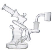 (RECYCLER) 5.5" KRAVE CLEAR SERIES - BLACK