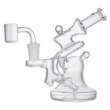 (RECYCLER) 5.5" KRAVE CLEAR SERIES - BLACK