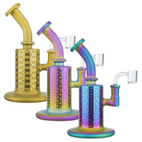 (WATER PIPE) 7.5" SHINY FULL COLOR - PINK