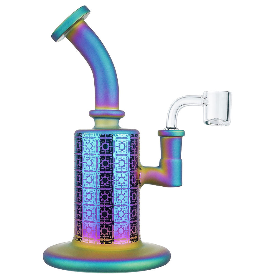 (WATER PIPE) 7.5" SHINY FULL COLOR - GREEN