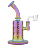 (WATER PIPE) 7.5" SHINY FULL COLOR - PINK