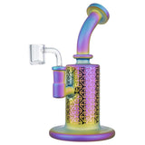 (WATER PIPE) 7.5" SHINY FULL COLOR - PINK