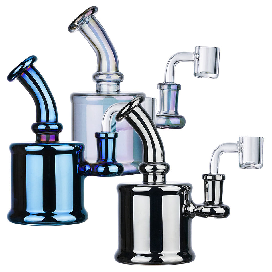 (RIG) 5.7" BANGER HANGER BARREL - CLEAR PURPLE
