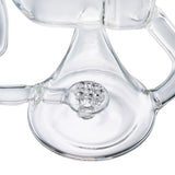 (WATER PIPE) 8" HIGH END "CAPSULE RECYCLER" - CLEAR