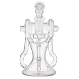 (WATER PIPE) 9.5" HIGH END "REACTOR RECYCLER" - CLEAR