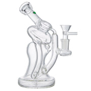 (RECYCLER) 8" KRAVE CLEAR SERIES - GREEN