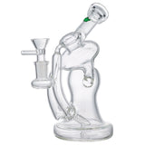 (RECYCLER) 8" KRAVE CLEAR SERIES - GREEN