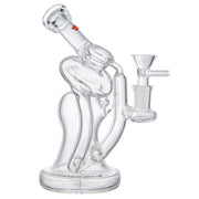 (RECYCLER) 8" KRAVE CLEAR SERIES - RED