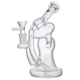 (RECYCLER) 8" KRAVE CLEAR SERIES - RED