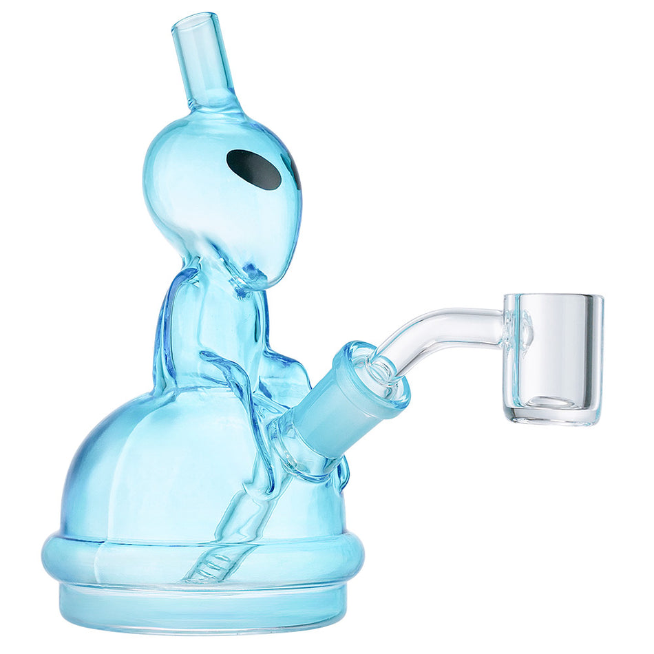 (RIG) 6" ALIEN ON SPACESHIP - BLUE