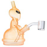 (RIG) 6" ALIEN ON SPACESHIP - ORANGE
