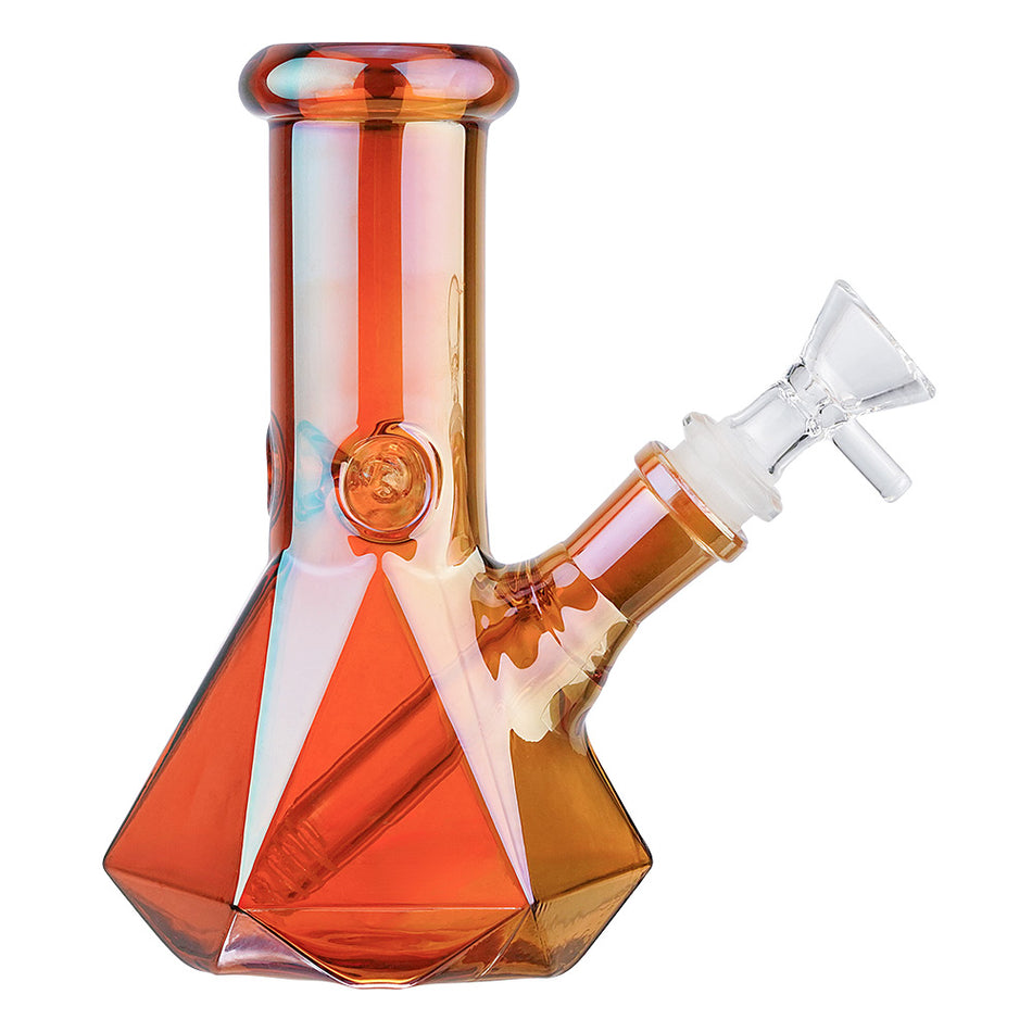 (RIG) 6.75" POLYGON BASE - ROSEGOLD