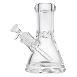 (WATER PIPE) 8" THICK 1" BOTTOM BEAKER - CLEAR