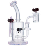 (RECYCLER) 7.5" THE BOWNOT SET - RED JADE PINK