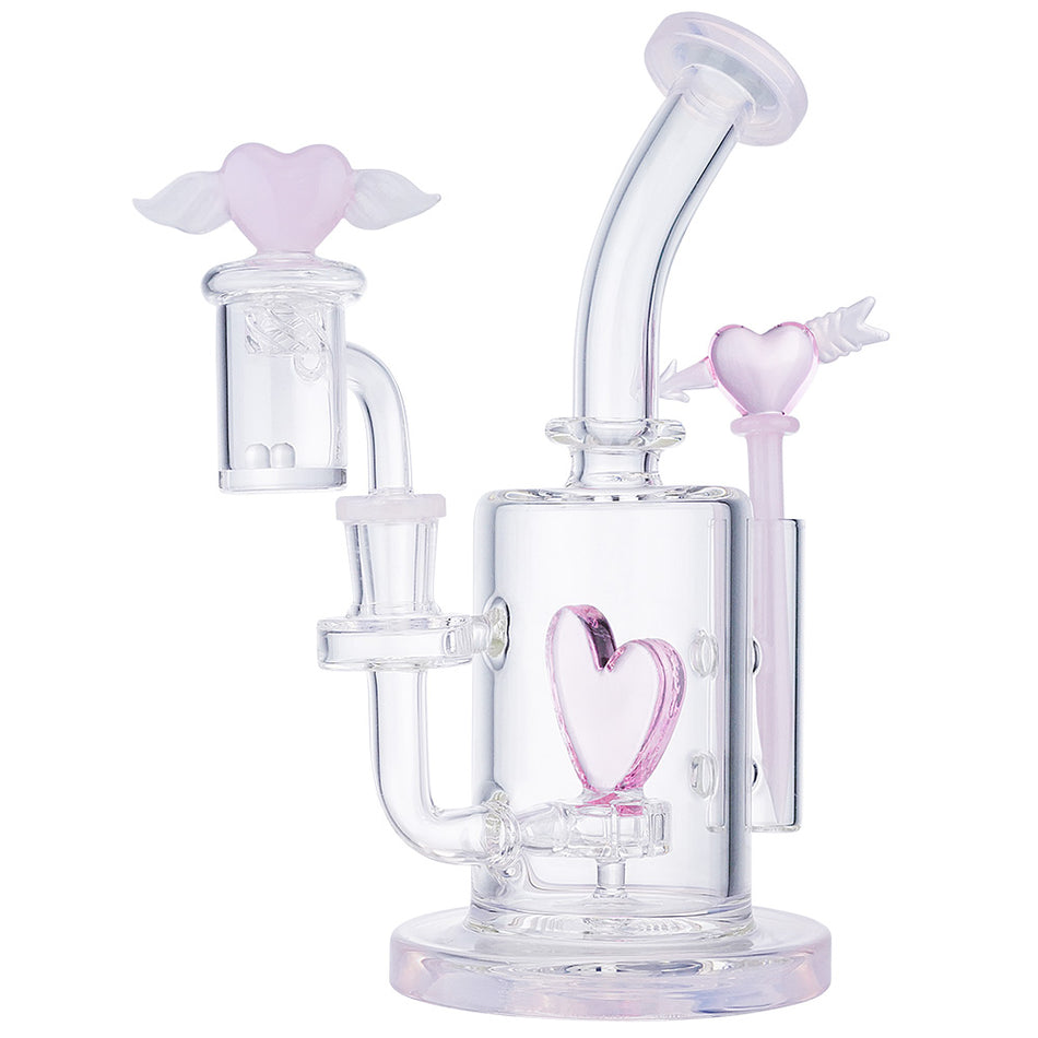 (RECYCLER) 7.5" THE ANGELS HEART SET - JADE PINK