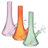 (WATER PIPE) 5.5" WEB FINGER GRIP 10mm BOWL - GREEN