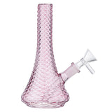 (WATER PIPE) 5.5" WEB FINGER GRIP 10mm BOWL - PURPLE