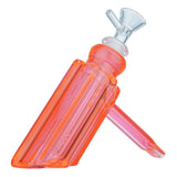 (BUBBLER) 5" SEE THRU BUBBLER - ORANGE
