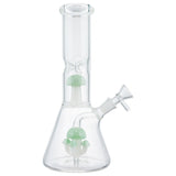 (WATER PIPE) 10" MUSHROOM COLONY - JADE GREEN