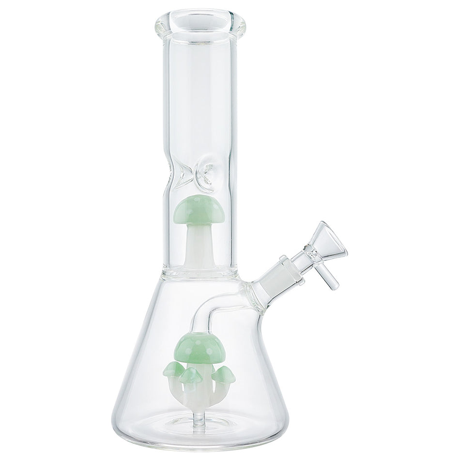 (WATER PIPE) 10" MUSHROOM COLONY - JADE GREEN